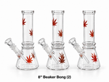 8" BEAKER BONG