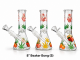 8" BEAKER BONG