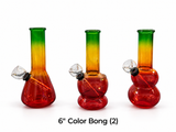 6" COLOR BONG