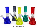 8" COLOR BONG