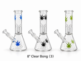 8" CLEAER BONG