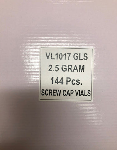 2.5 Gram vials