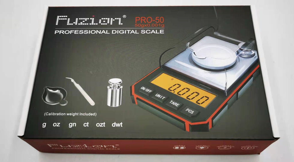 Fuzion PRO-50 Professional Digital Scale- 50G X 0.001 G